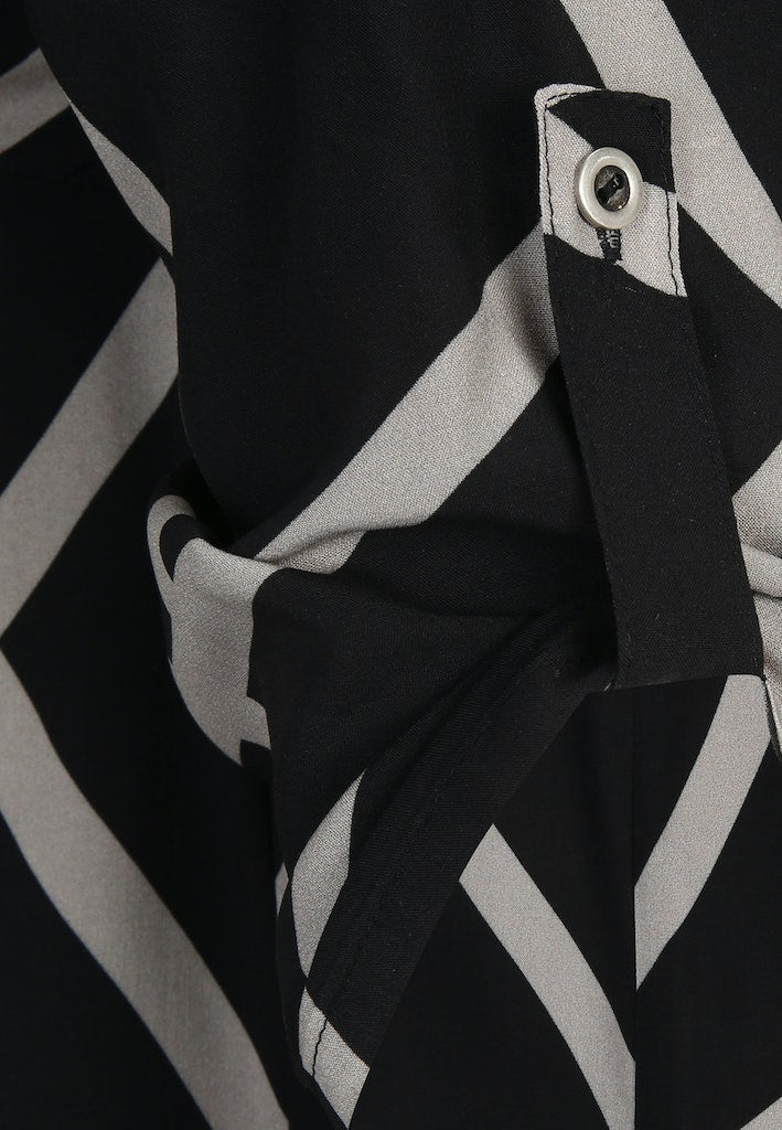 Blouses korte mouw zwart Doris Streich