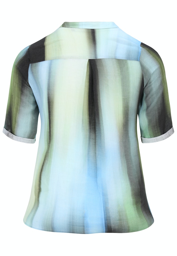 Blouses korte mouw blauw Doris Streich