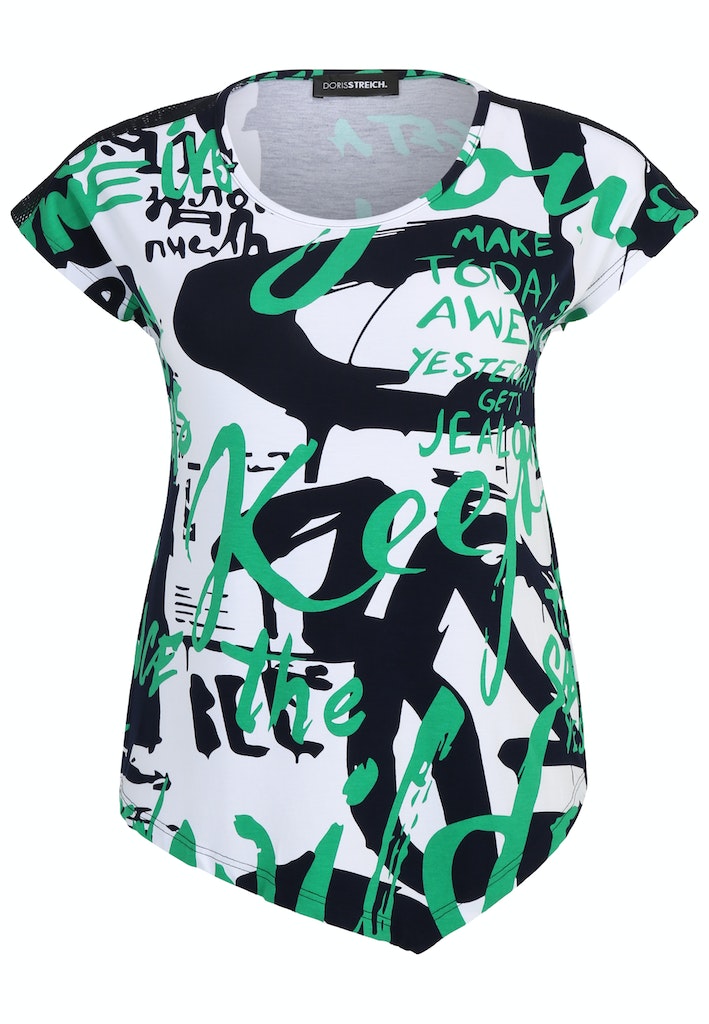 T-shirts korte mouw navy Doris Streich