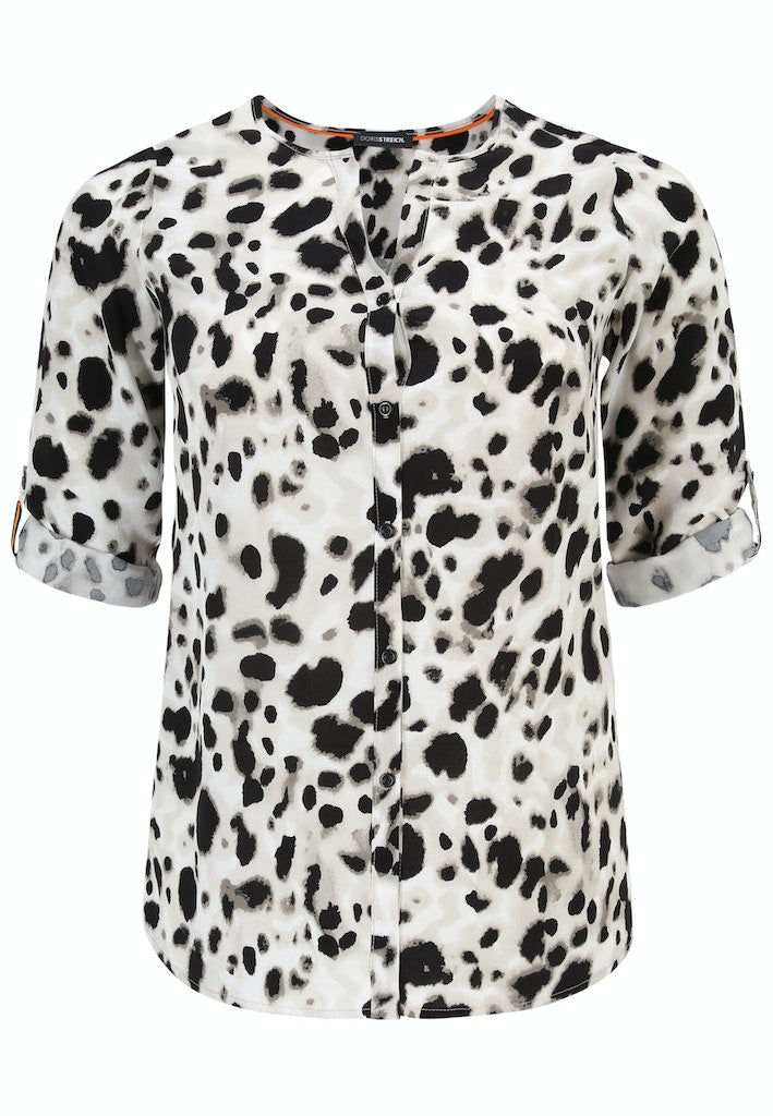 Blouses korte mouw multicolor Doris Streich