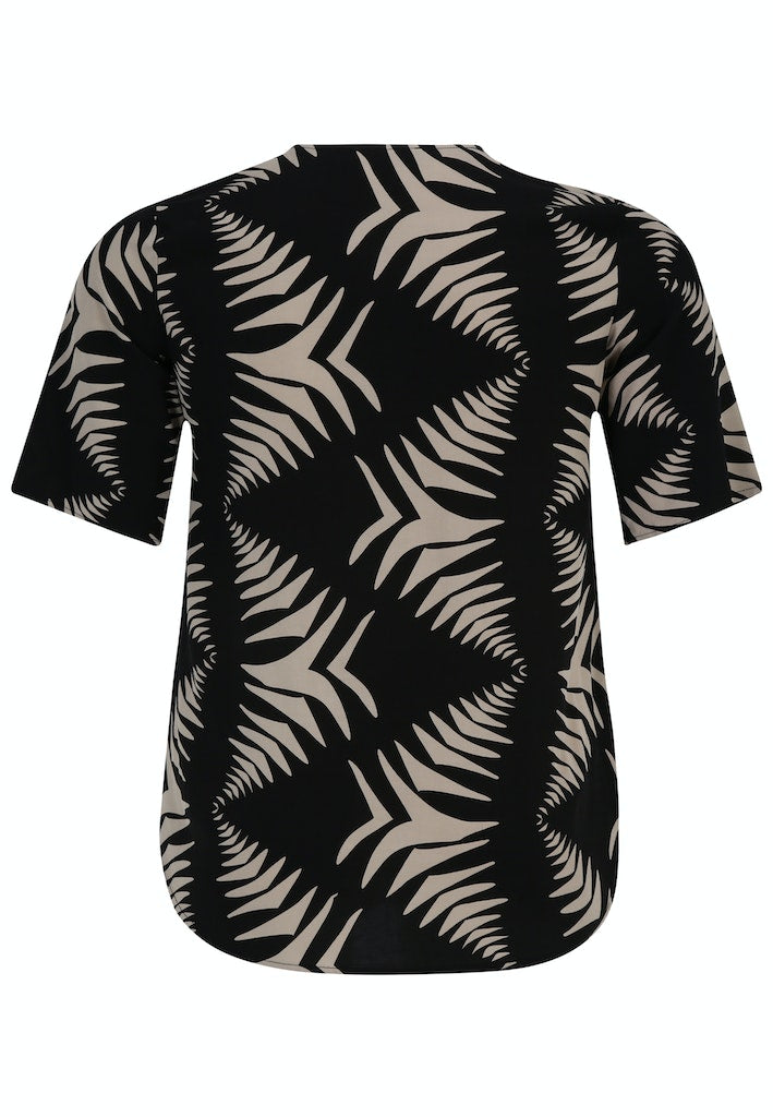 Blouses korte mouw multicolor Doris Streich