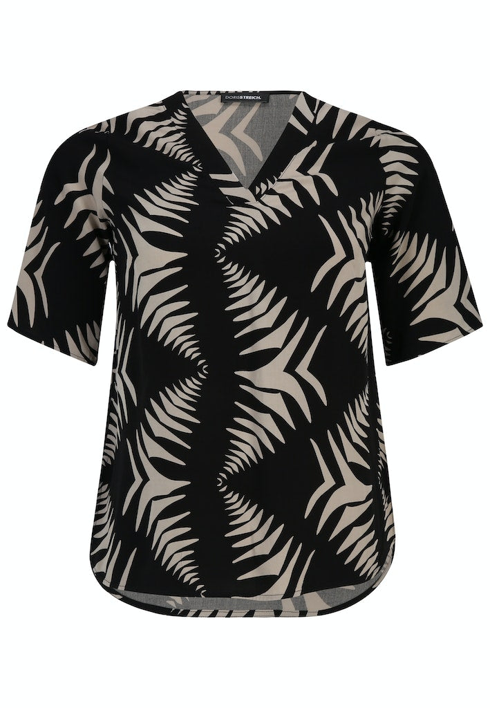 Blouses korte mouw multicolor Doris Streich