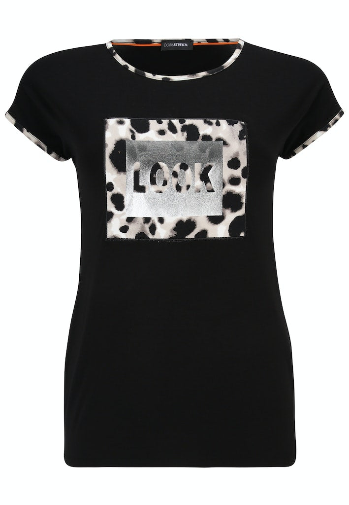 T-shirts korte mouw zwart Doris Streich