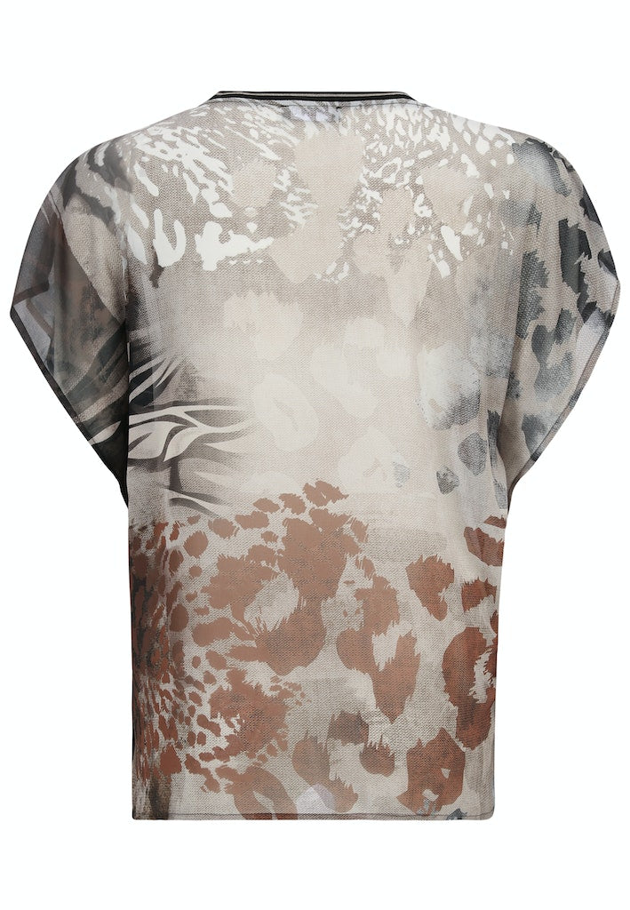 Blouses korte mouw multicolor Doris Streich