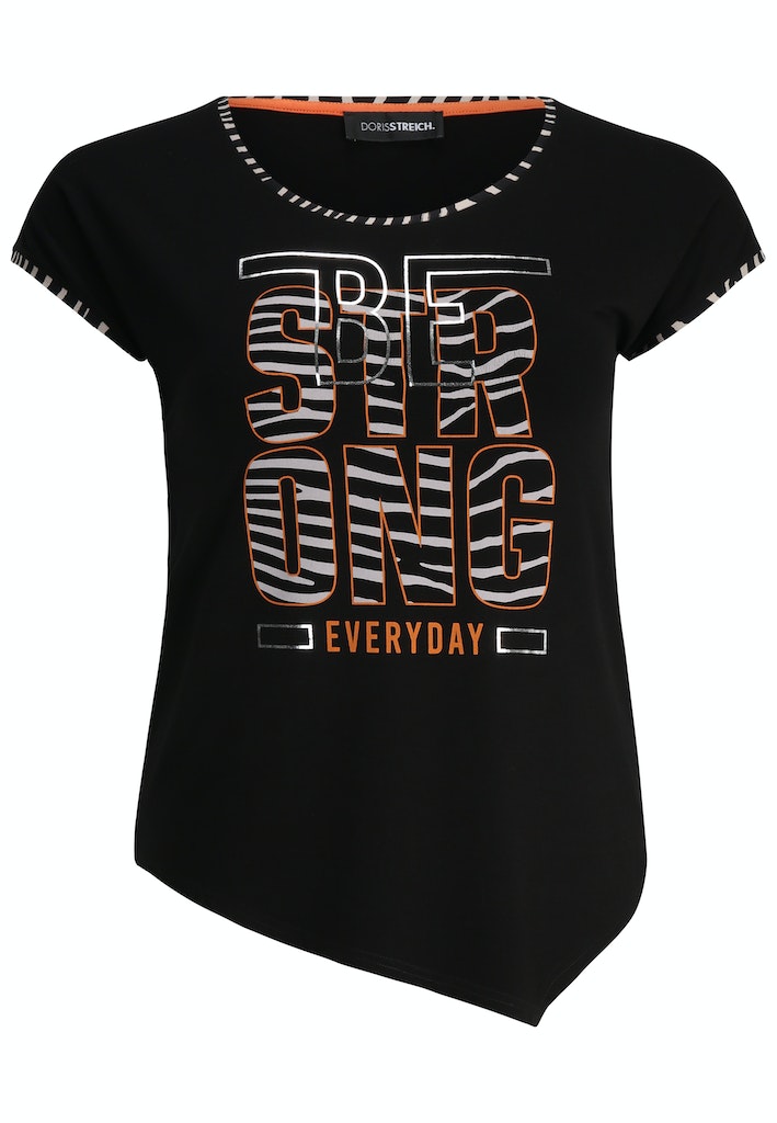 T-shirts korte mouw zwart Doris Streich