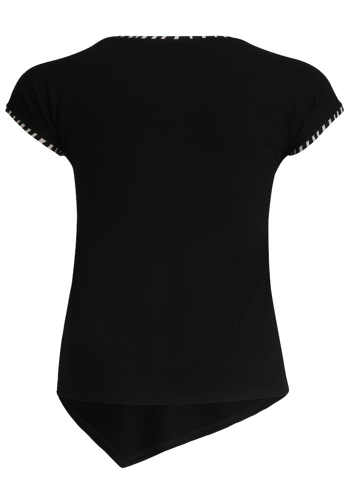 T-shirts korte mouw zwart Doris Streich