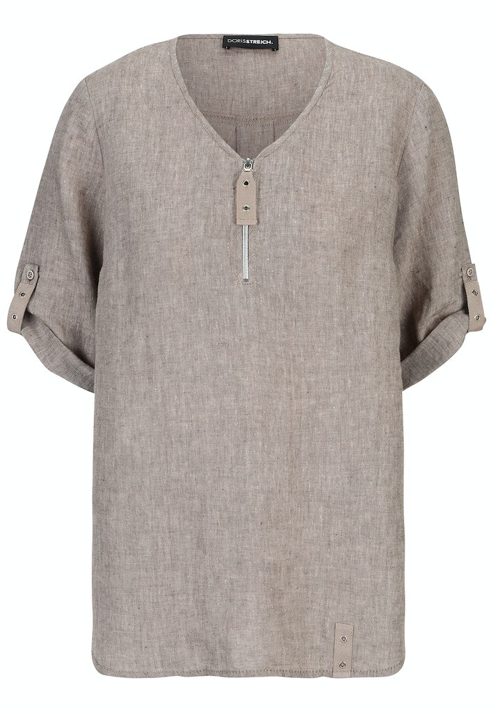 Blouses korte mouw multicolor Doris Streich