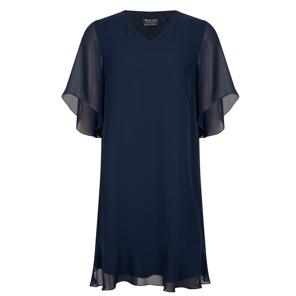 Jurken korte mouw navy Verpass