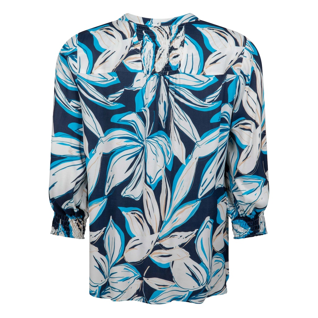 Blouses lange mouw blauw Verpass