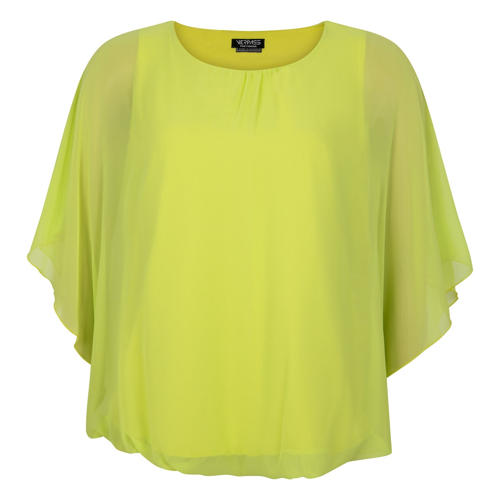 Blouses lange mouw groen Verpass