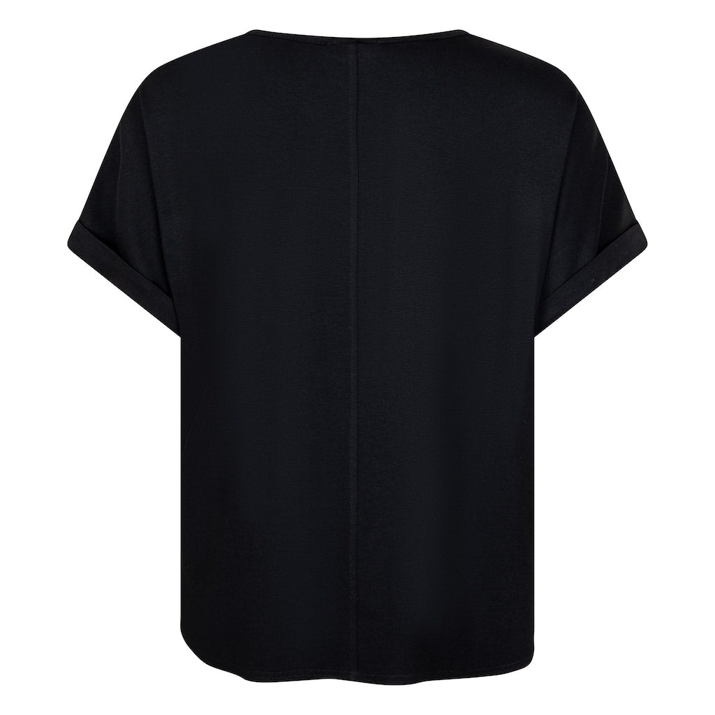 Blouses korte mouw zwart Verpass