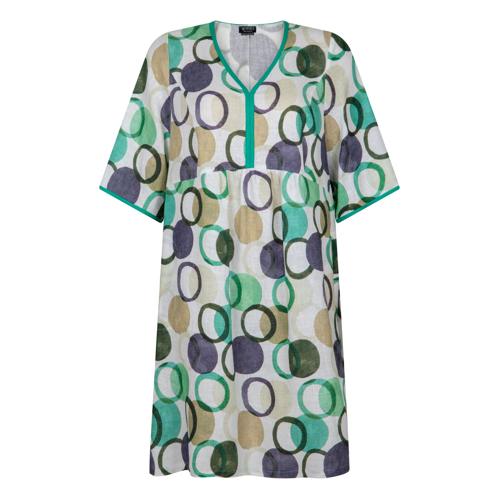 Jurken korte mouw groen Verpass