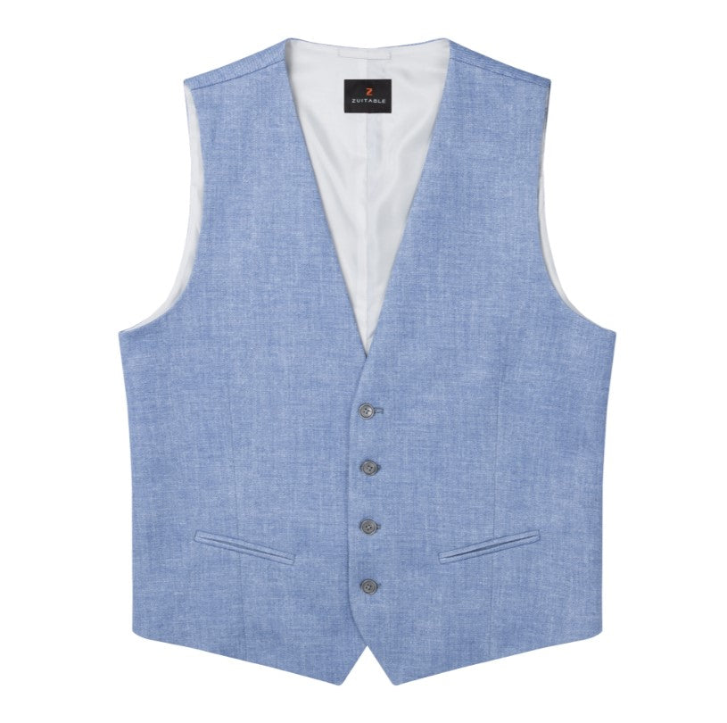 Kostuumgilets blauw Zuitable