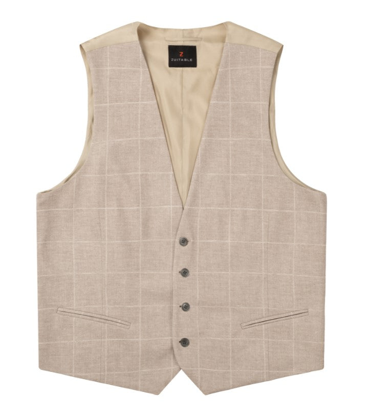 Kostuumgilets beige Zuitable