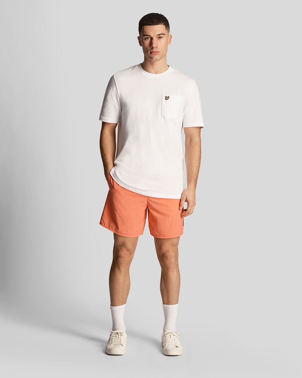 Zwembroeken oranje Lyle & Scott