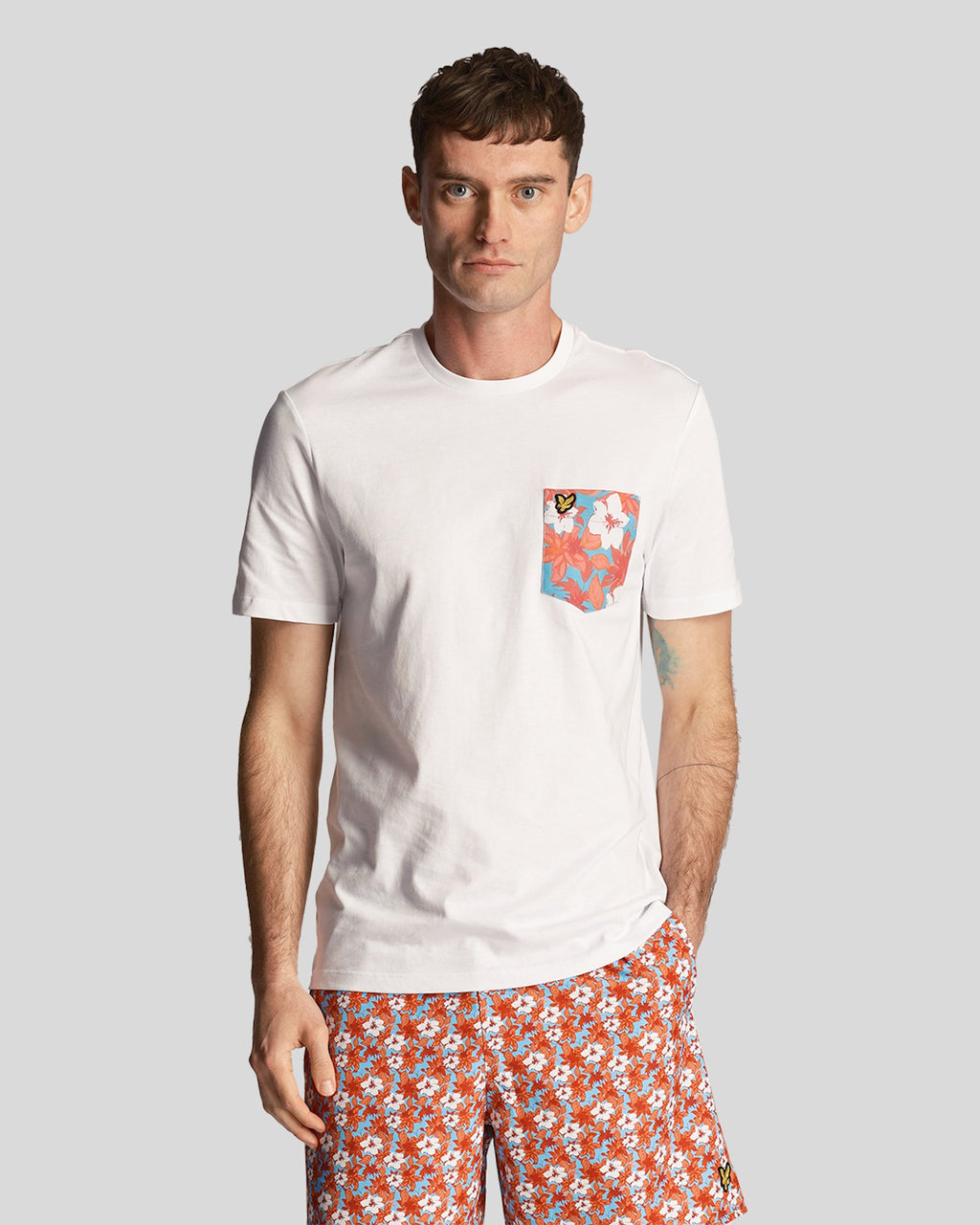 T-shirts korte mouw wit Lyle & Scott