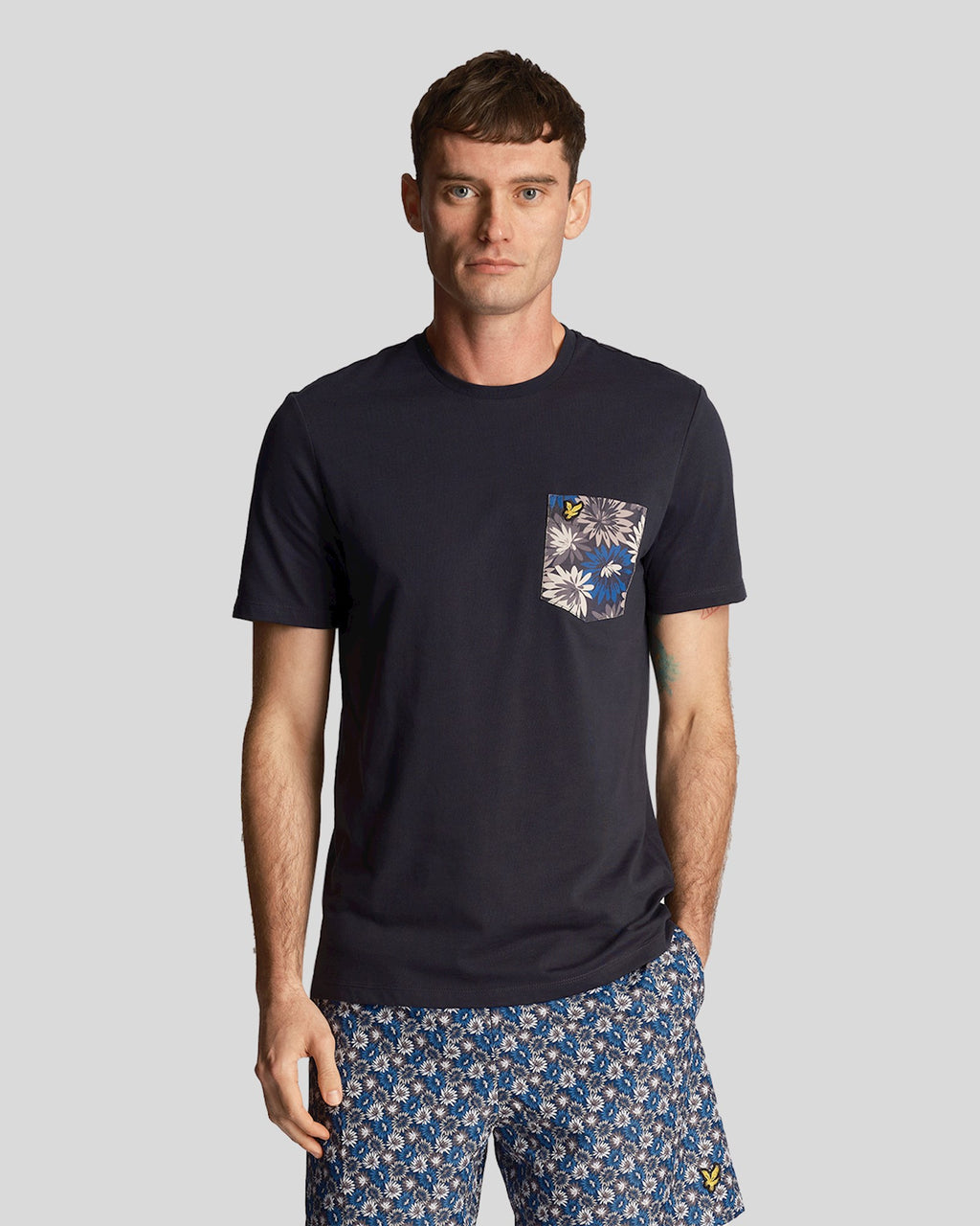 T-shirts korte mouw navy Lyle & Scott