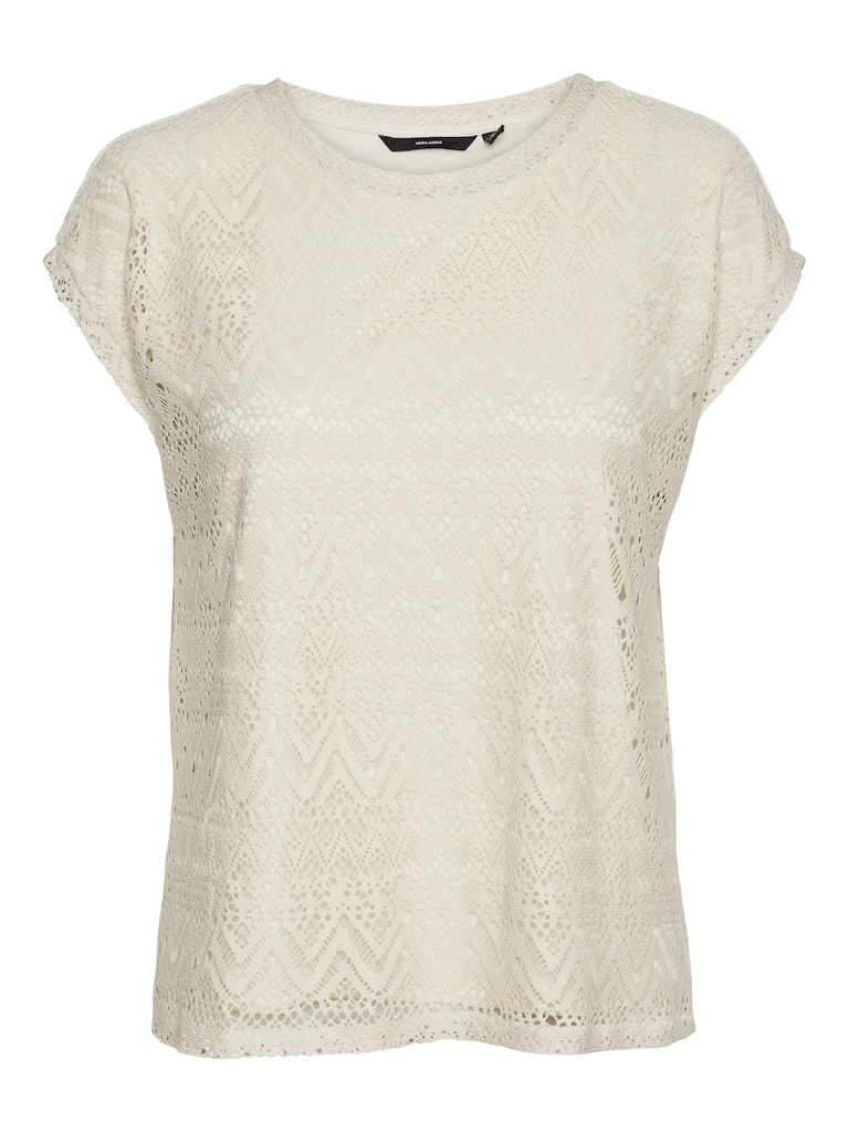 T-shirts korte mouw beige VERO MODA