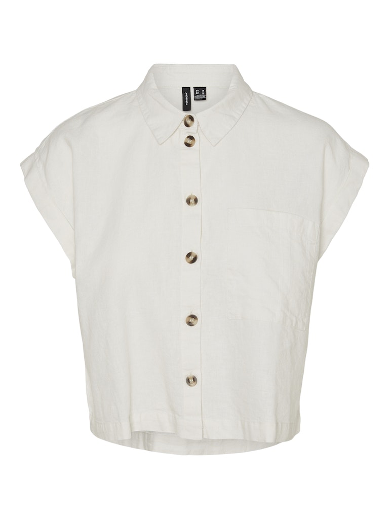 Blouses korte mouw beige VERO MODA