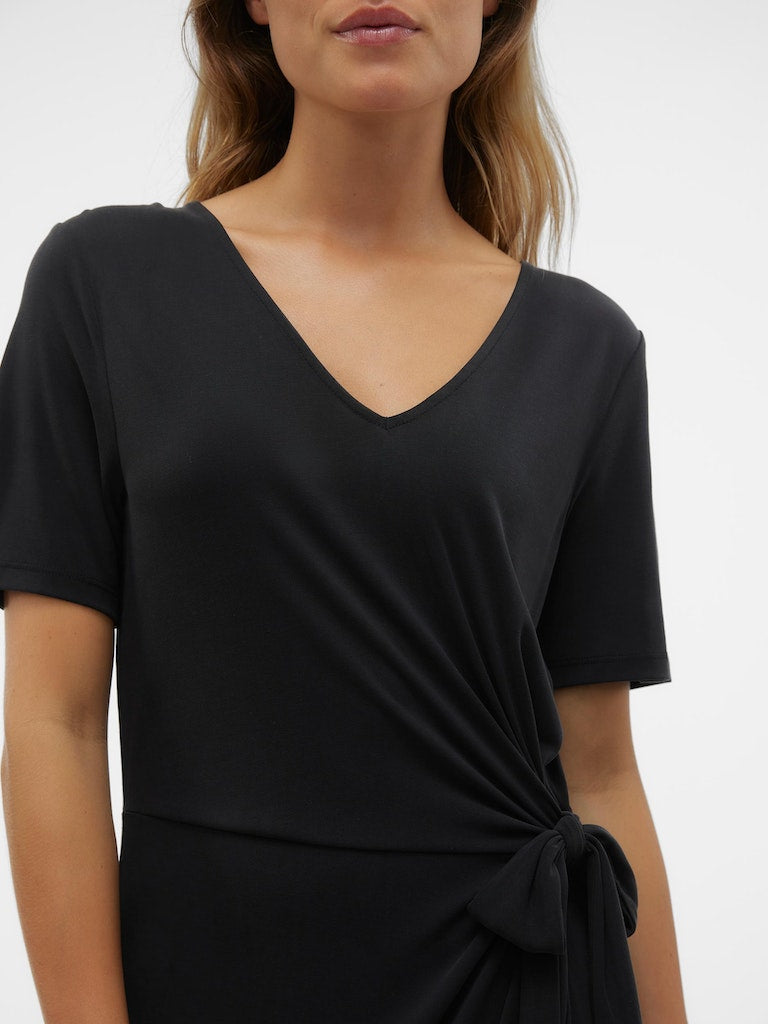 Jurken korte mouw zwart VERO MODA