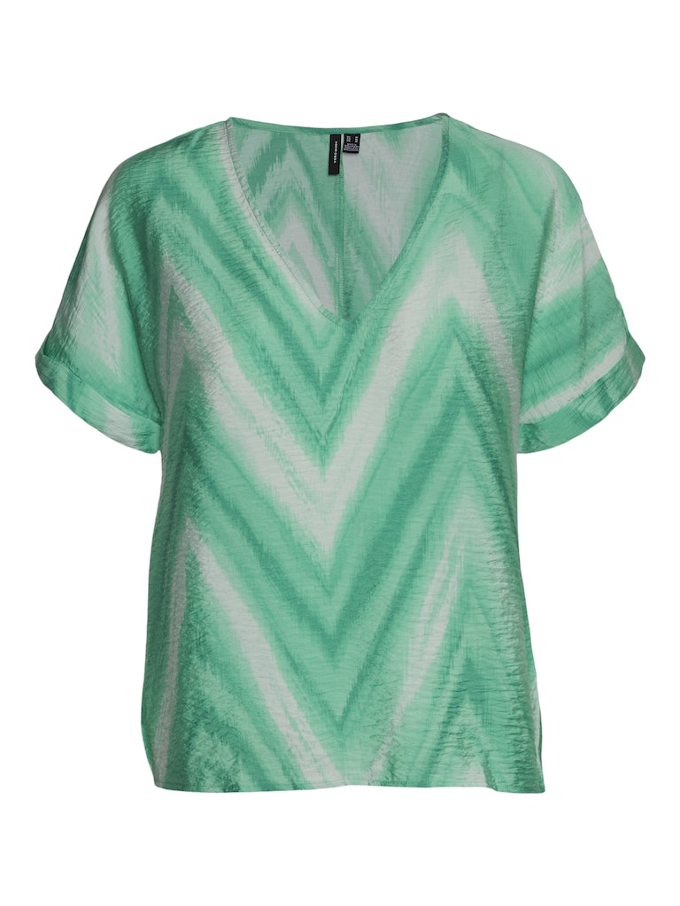 Blouses korte mouw groen VERO MODA