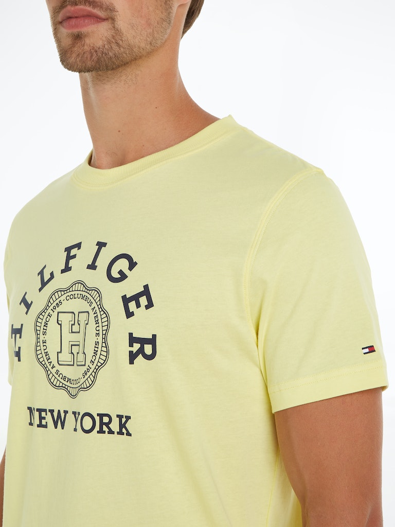 T-shirts korte mouw geel Tommy Hilfiger