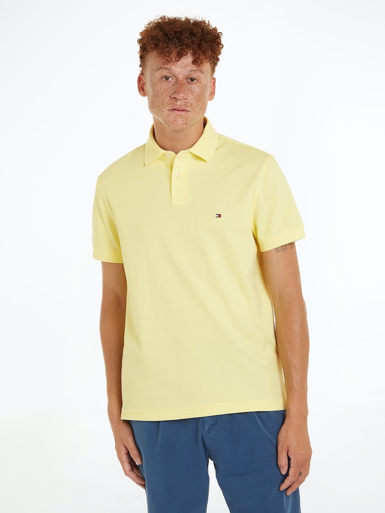 Polo's korte mouw geel Tommy Hilfiger