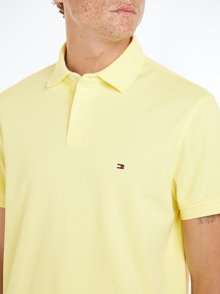 Polo's korte mouw geel Tommy Hilfiger