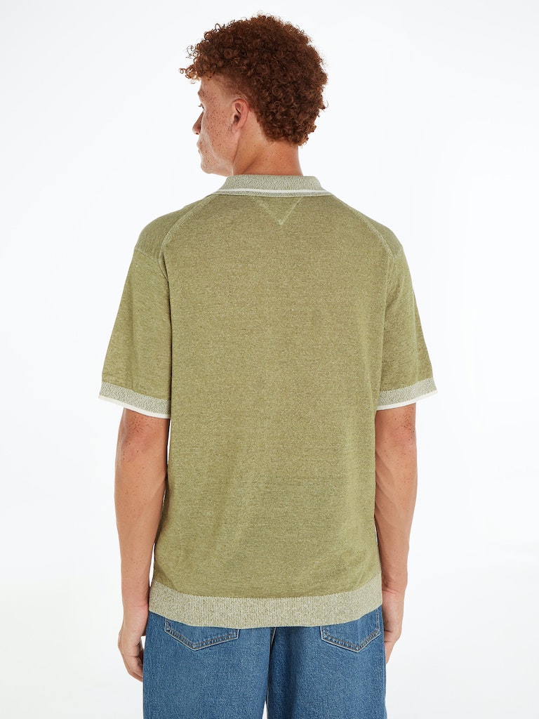 Polo's korte mouw groen Tommy Hilfiger