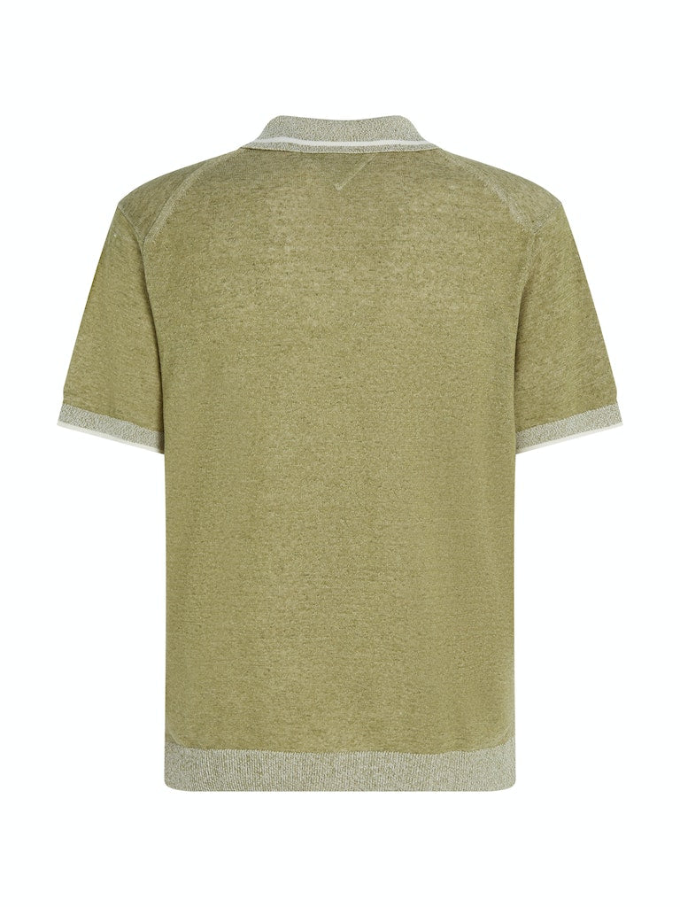 Polo's korte mouw groen Tommy Hilfiger