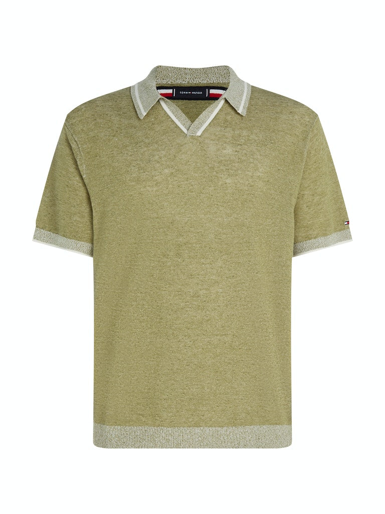 Polo's korte mouw groen Tommy Hilfiger