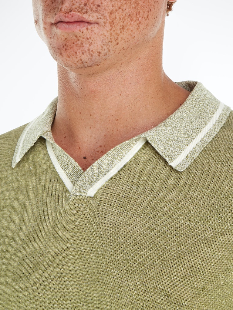 Polo's korte mouw groen Tommy Hilfiger