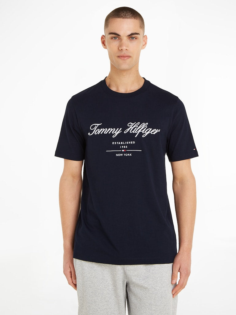 T-shirts korte mouw navy Tommy Hilfiger