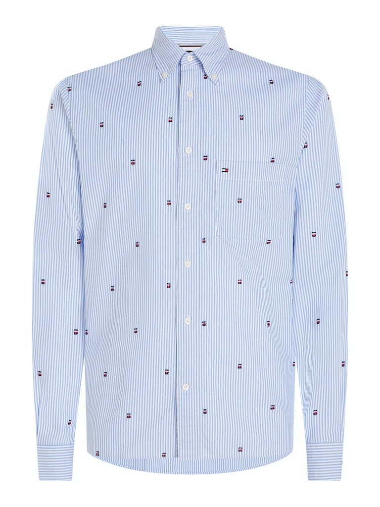 Hemden lange mouw multicolor Tommy Hilfiger
