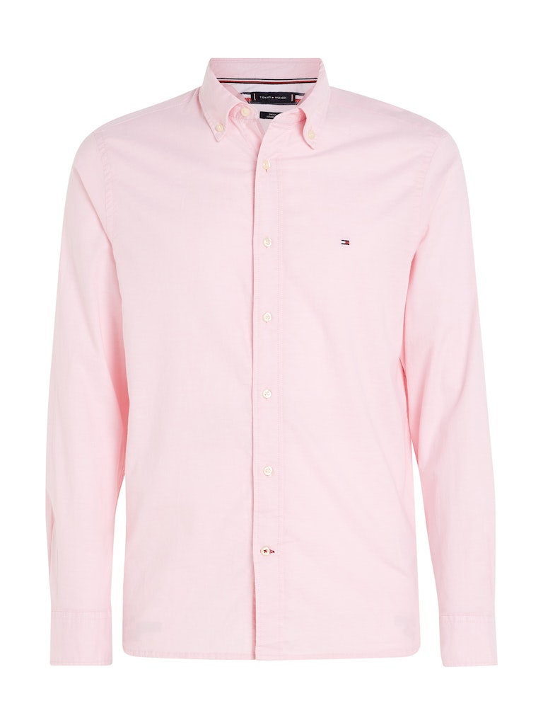 Hemden lange mouw roze Tommy Hilfiger