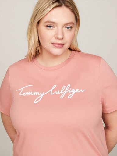 T-shirts korte mouw roze Tommy Hilfiger