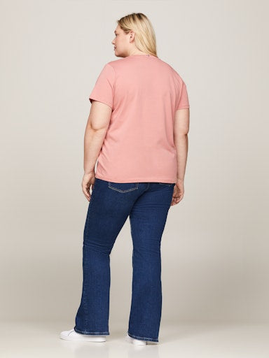 T-shirts korte mouw roze Tommy Hilfiger