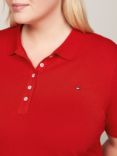 Polo's korte mouw rood Tommy Hilfiger