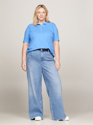 Polo's korte mouw blauw Tommy Hilfiger