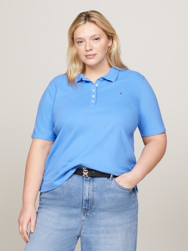 Polo's korte mouw blauw Tommy Hilfiger