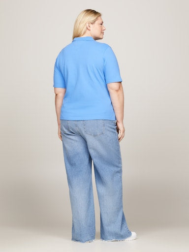 Polo's korte mouw blauw Tommy Hilfiger