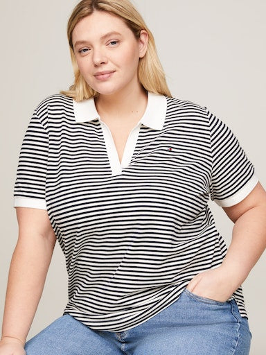 Polo's korte mouw blauw Tommy Hilfiger