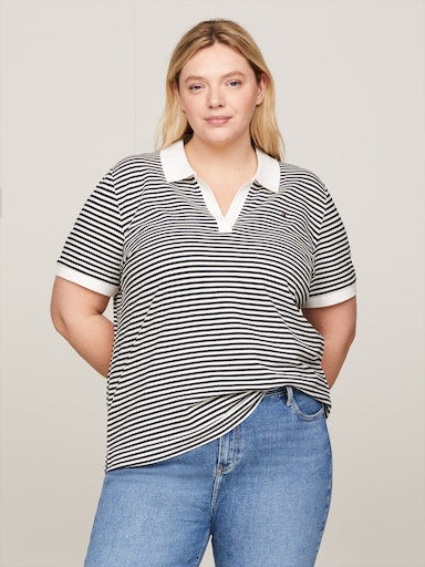 Polo's korte mouw blauw Tommy Hilfiger