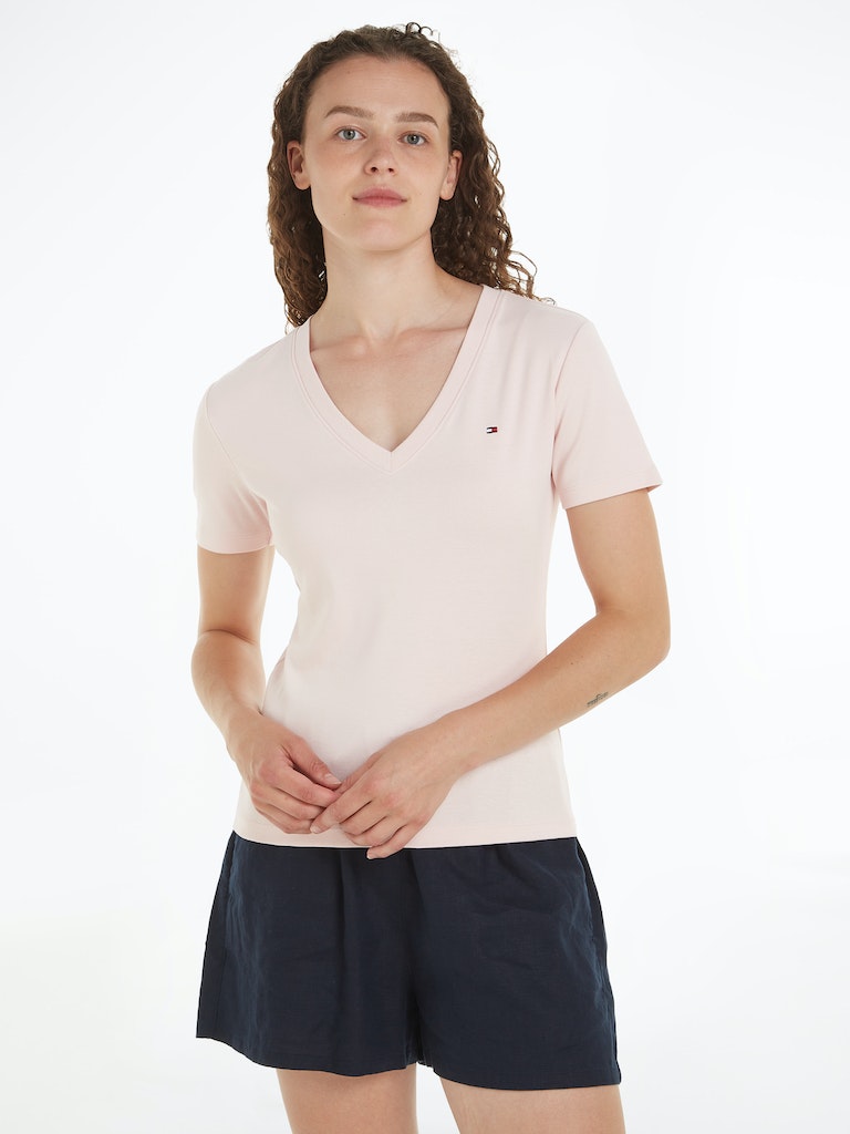 T-shirts korte mouw roze Tommy Hilfiger