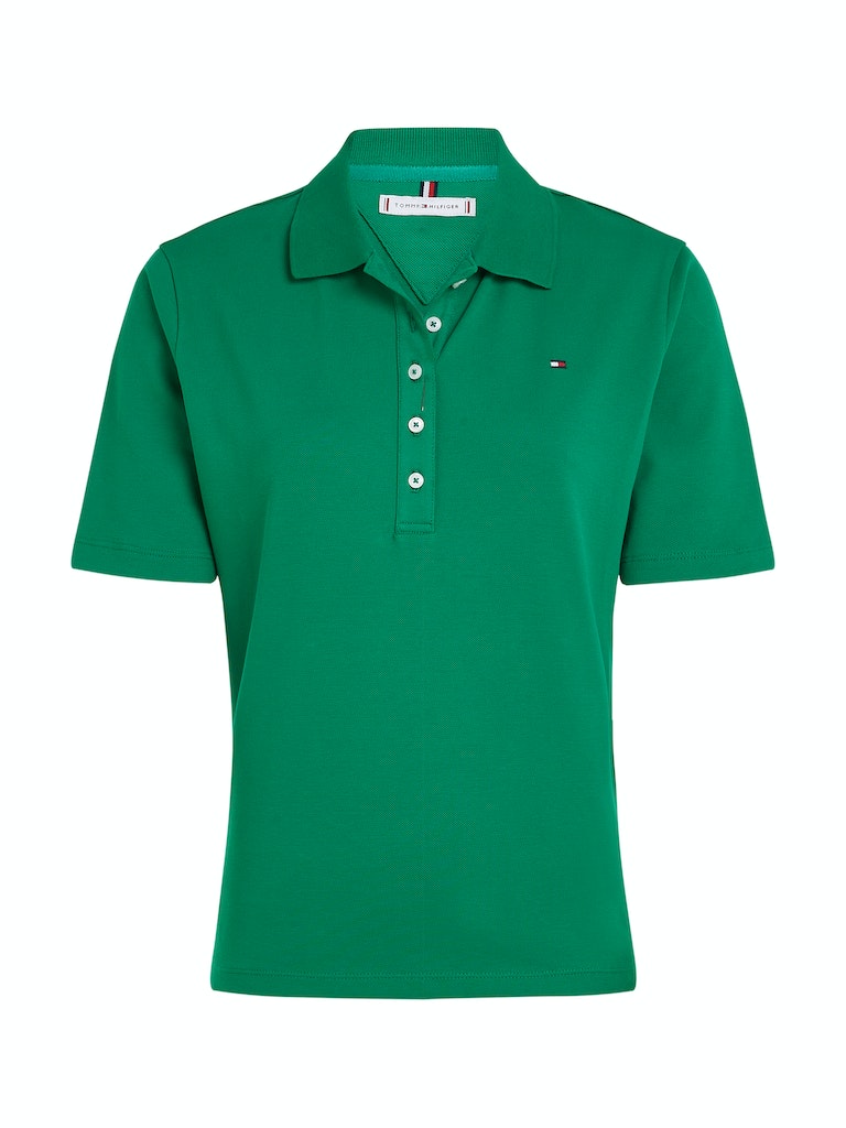 Polo's korte mouw groen Tommy Hilfiger