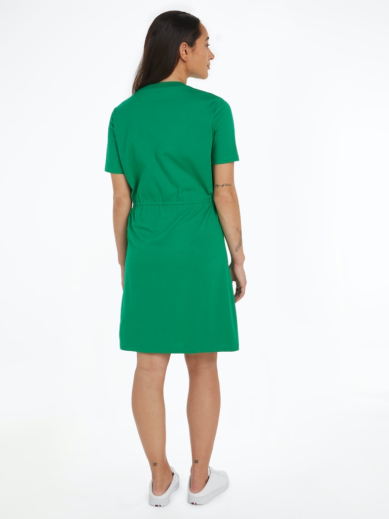 Jurken korte mouw groen Tommy Hilfiger