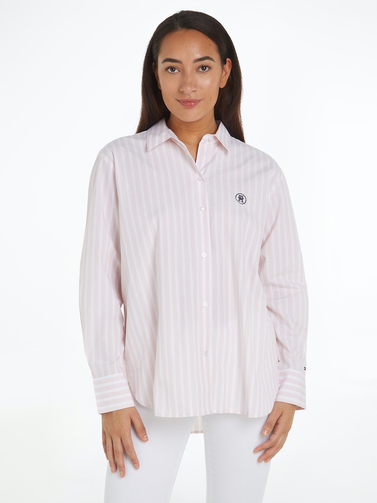 Blouses lange mouw roze Tommy Hilfiger