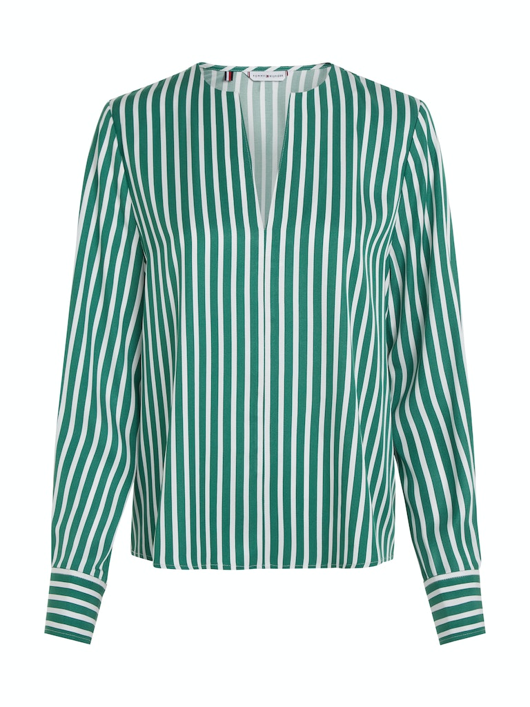 Blouses lange mouw groen Tommy Hilfiger