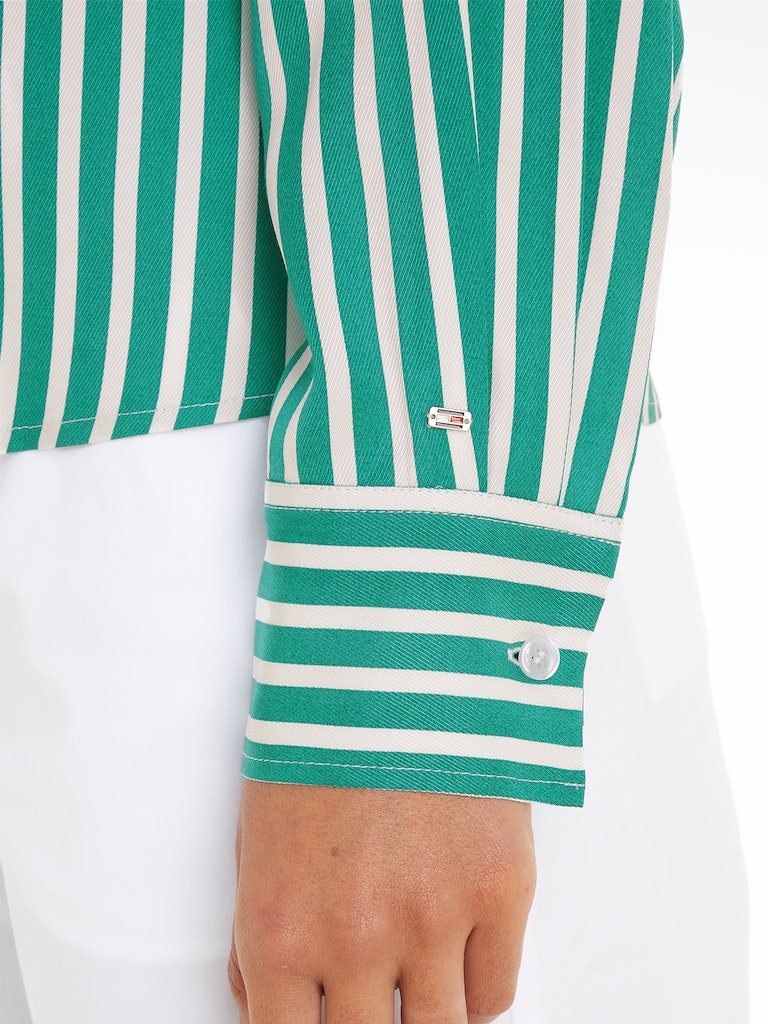 Blouses lange mouw groen Tommy Hilfiger