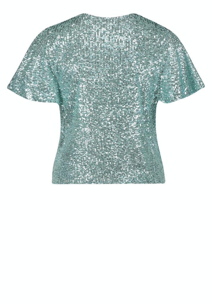 Blouses korte mouw groen Vera Mont